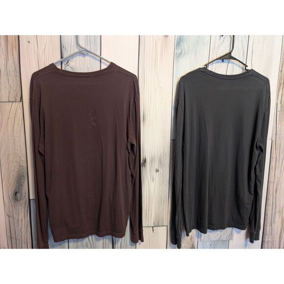 J. Crew L/S Broken-In Men's Shirts Sz M Bundle (2) Casual Layering Fall Winter - Picture 2 of 4